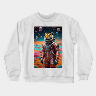 Cosmic Feline Crewneck Sweatshirt